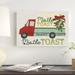 The Holiday Aisle® Food Truck Holidays III by June Erica Vess - Wrapped Canvas Print Canvas in Green/Red | 12 H x 18 W x 1.25 D in | Wayfair