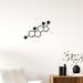 Trinx 277-Seratonin Molecule Metal Wall Art | Large Molecule Decoration For Home, Dorm | 20 H x 20 W x 1 D in | Wayfair