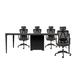 17 Stories Eaen Conference Meeting Table w/ Office Chairs For 6 Persons (Elm) Wood/Metal in Brown | 29.5 H x 94.5 W x 47.2 D in | Wayfair