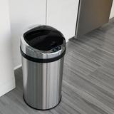 iTouchless Stainless Steel 8 Gallon Motion Sensor Trash Can Stainless Steel in Gray | 30 H x 12.8 W x 12 D in | Wayfair IT08RCB