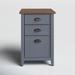 Birch Lane™ Vivienne 3-Drawer Lateral Filing Cabinet Wood in Blue | 30 H x 20 W x 21 D in | Wayfair 5C5EC8AEF3184E9BAAB6A1670F9E5FBC