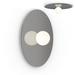 Pablo Designs Bola Flush Disc in Gray | 6.2" H x 12" W x 12" D | Wayfair BOLA FSH 12 GUN