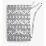 Canora Grey Floral Flourish Pattern Laundry Bag Fabric in Gray | 29 H in | Wayfair 574071B2D69B45838D2E4F07B5CC7626