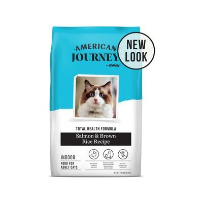 American Journey Indoor Cat Total Health Formula Salmon & Brown Rice Recipe Dry Cat Food, 15lb bag