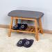 Shoe Rack for Entryway/Living Room,Bamboo Storage Shoe Bench