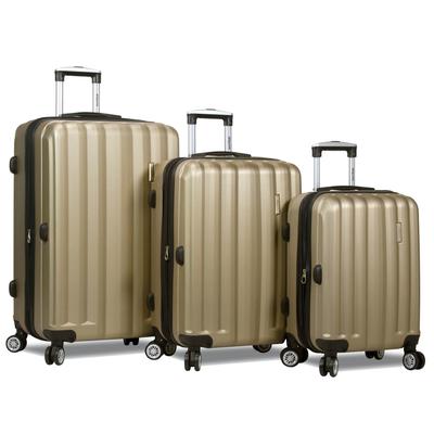 Deluxe Hardside 3-piece Lightweight Spinner Luggage Set