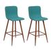 Homy Casa 26'' Modern Upholstered Counter Stool Set - Couter Height