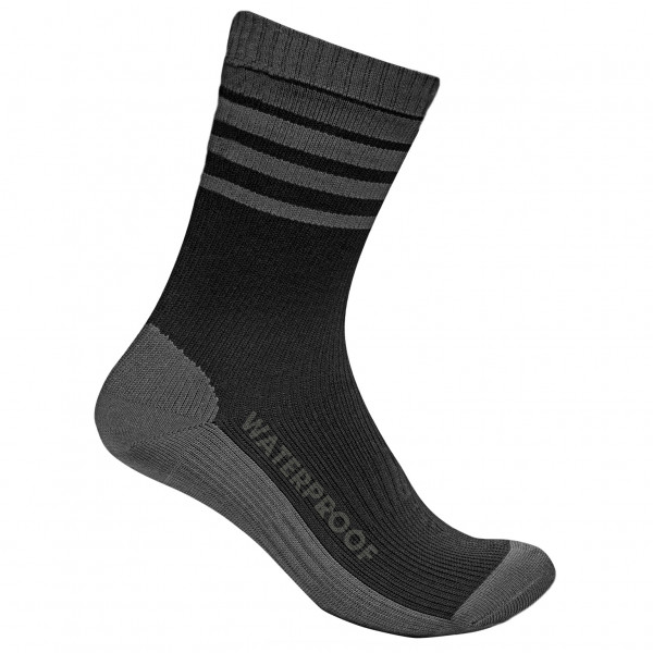 GripGrab - Waterproof Merino Thermal Sock - Radsocken 39-41 - M | EU 39-41 schwarz/grau