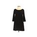 Leith Casual Dress - A-Line: Black Print Dresses - Women's Size Small