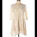 Free People Dresses | Free People Lace Dress | Color: Cream/White | Size: L