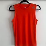 Adidas Shirts & Tops | Adidas Youth Climalite Neon Orange Tank | Color: Orange | Size: Mb