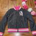 Disney Jackets & Coats | Girls Disney Unicorn Minie Mouse Bomber Jacket 4/5 | Color: Gray/Pink | Size: 4-5