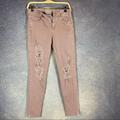 American Eagle Outfitters Jeans | American Eagle Super Stretch X Brown Jeggings Sz 6 | Color: Brown | Size: 10