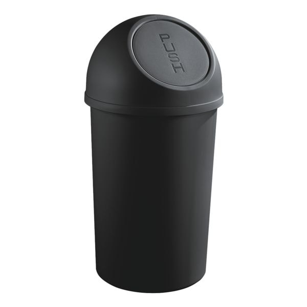 helit 2er-Pack Abfalleimer »the flip« 45 L schwarz, 40.3x70x40.3 cm Image