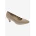 Women's Karat Pump by Ros Hommerson in Nude Croco Leather (Size 9 1/2 M)
