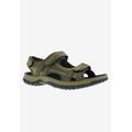 Men's Warren Sandals by Drew in Olive Combo (Size 12 6E)