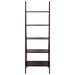 5-Shelf Ladder Bookcase-Espresso by Casual Home in Espresso