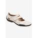 Wide Width Women's Chelsea Mary Jane Flat by Ros Hommerson in Winter White (Size 11 1/2 W)