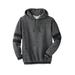 Men's Big & Tall KingSize Coaches Collection Colorblocked Pullover Hoodie by KingSize in Heather Slate Marl (Size 2XL)