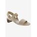 Wide Width Women's Virtual Sandal by Ros Hommerson in Nude Elastic (Size 7 W)
