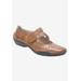 Wide Width Women's Chelsea Mary Jane Flat by Ros Hommerson in Luggage Tan (Size 9 W)