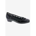 Women's Tootsie Kitten Heel Pump by Ros Hommerson in Black Patent (Size 7 M)