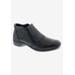 Women's Superb Comfort Bootie by Ros Hommerson in Black Leather (Size 6 1/2 M)