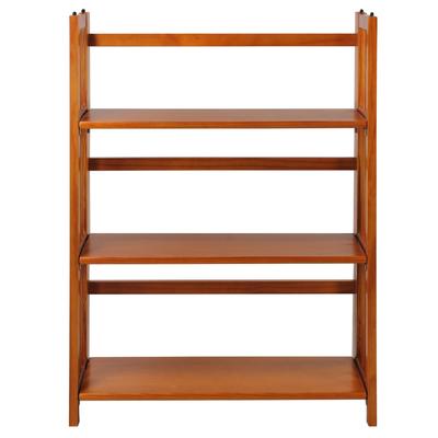 3-Shelf Folding Stackable Bookcase 27.5