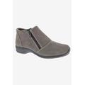 Wide Width Women's Superb Comfort Bootie by Ros Hommerson in Grey Suede (Size 9 W)