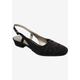 Women's Tempt Slingback by Ros Hommerson in Black Micro (Size 7 M)