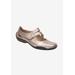 Wide Width Women's Chelsea Mary Jane Flat by Ros Hommerson in Pewter (Size 9 W)