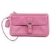 Coach Bags | Coach Soho Buckle Pocket Corner Zip Leather Wristlet | Color: Pink | Size: Os