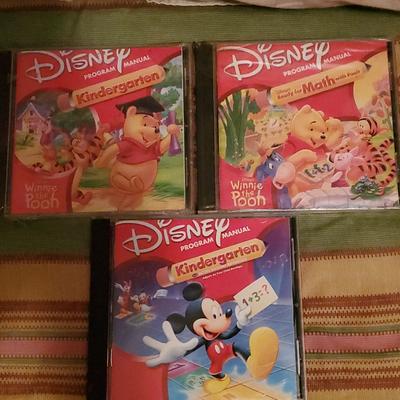 Disney Toys | 3/Bundle-Disney Pc Computer Video Learning Tools. Pooh And Mickey Mouse. Ec. | Color: Black/Red | Size: Osb