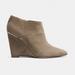 Coach Shoes | Coach Oakdale Bootie In Slate, Leather Pointed Ankle Booties Shoes. Size: 5.5 | Color: Tan | Size: 5.5