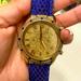 Michael Kors Accessories | Michael Kors Mk2311 Layton Snakeskin Watch | Color: Blue | Size: Os