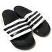 Adidas Shoes | Adidas Adilette Comfort Adjustable Slides | Color: Black/White | Size: Various