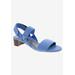 Wide Width Women's Virtual Sandal by Ros Hommerson in Blue Elastic (Size 7 1/2 W)