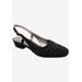 Women's Tempt Slingback by Ros Hommerson in Black Micro (Size 6 1/2 M)