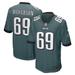 Men's Nike Landon Dickerson Midnight Green Philadelphia Eagles Game Player Jersey