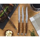 French Home Laguiole Steak Knife Set Stainless Steel in Gray | Wayfair LG115
