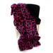 Plutus Brands Plutus Plush Faux Fur Blanket Faux Fur in Pink/Black | 108 W in | Wayfair PBDT1701-108x90T