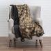 Loon Peak® Renly Oversized Pompom Trim Faux Fur Throw Polyester in Brown | 50 W in | Wayfair 7CD8C5D28C1F45E3A497F5F06923B8A8