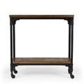 17 Stories Alif Console Table Wood in Brown | 32.25 H x 31 W x 9 D in | Wayfair TADN1964 26057064