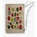 The Holiday Aisle® Advent Calendar Christmas Laundry Bag Fabric in White | 36 H x 28 W in | Wayfair 2287E096C2164319BDB03210189D500E