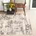 White 60 x 0.32 in Area Rug - Gracie Oaks Shockley Faded Floral Performance Beige Rug, Synthetic | 60 W x 0.32 D in | Wayfair