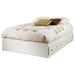 Harriet Bee Emyree Mate's & Captain's Bed w/ Drawers Wood in White | 14.75 H x 40.5 W in | Wayfair 359D7DDF8C43439EA5D7DAD5CBE608B0