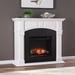 Darby Home Co Chowk Electric Fireplace in Black/White | 32 H x 33.25 W x 15.75 D in | Wayfair 8999220AA27F4DC5A6D780A2F9166504