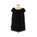 ASOS Casual Dress - Shift: Black Solid Dresses - Women's Size 6