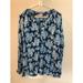 Lilly Pulitzer Tops | Euc Lilly Pulitzer Blue & White Elephant Top Sz S | Color: Blue/White | Size: S