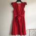 Anthropologie Dresses | Anthropologie Red She Who Is Beautiful Dress 8 | Color: Red | Size: 8